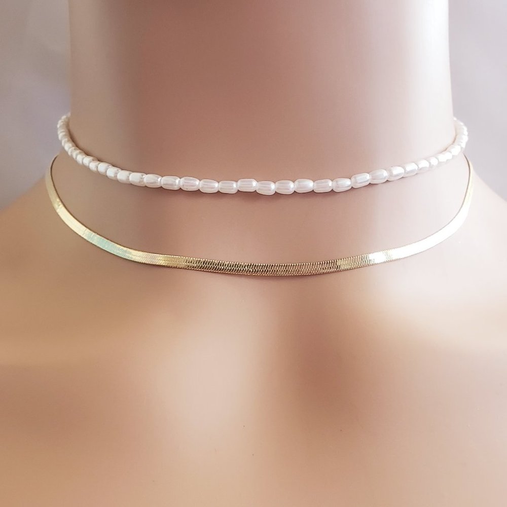 Layered Pearl Necklace